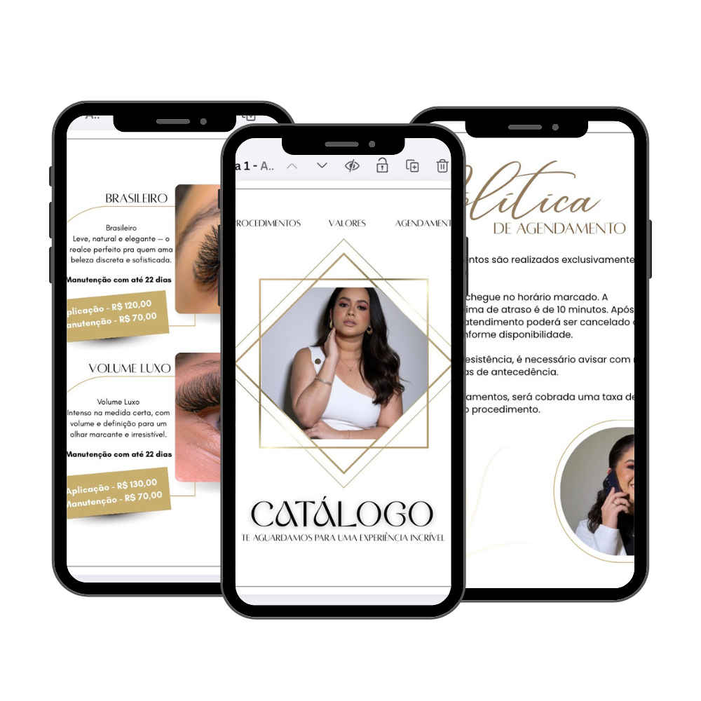 Catálogo de Luxo no celular